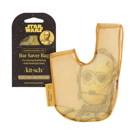 Kitsch Star Wars™ Shampoo Bar Saver Bag C-3PO