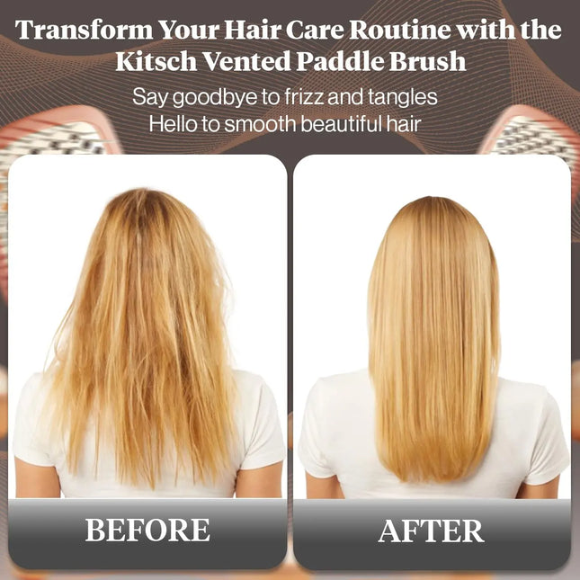 Kitsch Vented Paddle Brush Terracotta