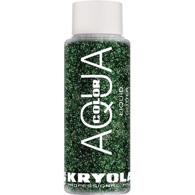 Kryolan Professional Make-up Aquacolor Liquid Glitter Green