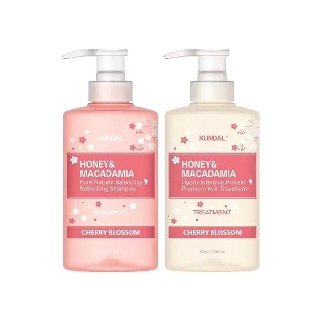 Kundal Honey & Macadamia Nature Shampoo & Treatment Cherry Blossom
