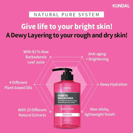 Kundal Honey & Macadamia Pure Body Lotion White Musk