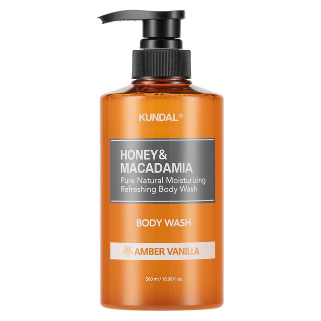 Kundal Honey & Macadamia Pure Body Wash Amber Vanilla