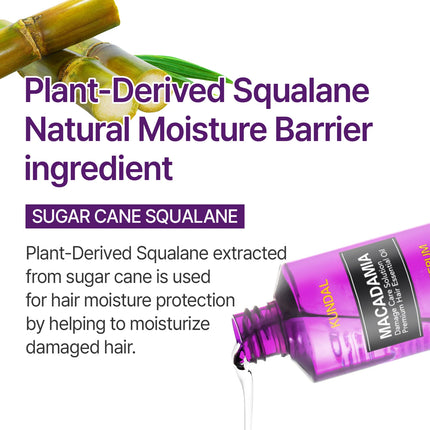 Kundal Macadamia Hair Serum Amber Vanilla