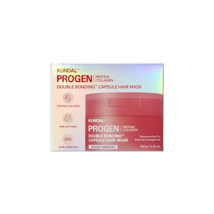 Kundal Progen Double Bonding Capsule Hair Mask Violet Muguet