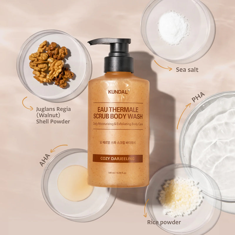 Kundal Scrub Body Wash Leather Iris