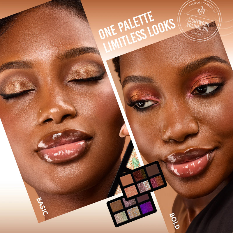 Danessa Myricks Beauty Lightwork Palette VIII Freedom Palette, oogschaduwpalette met 18 tinten