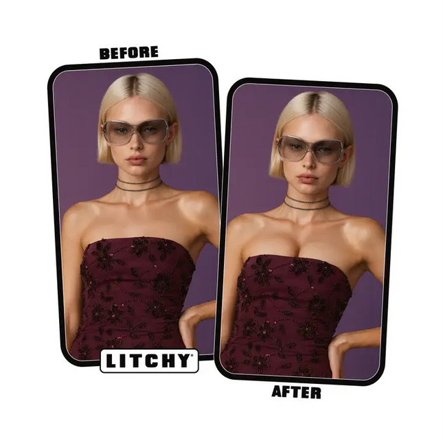 Litchy Adhesive Bra Sandy Cup B