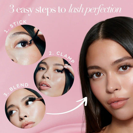 Lola's Lashes Soft Definition Single Length Pre-glued Lashes 10 mm Short