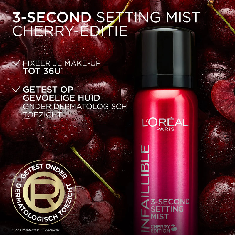 L'Oréal Paris Infaillible 3 Second Setting Mist Cherry