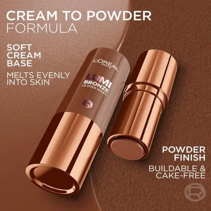 L'Oréal Paris Lumi Bronze Le Stick Soleil Bronzer 100 Sunkissed Rose