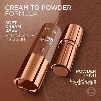 L'Oréal Paris Lumi Bronze Le Stick Soleil Bronzer 130 Sunset Dore