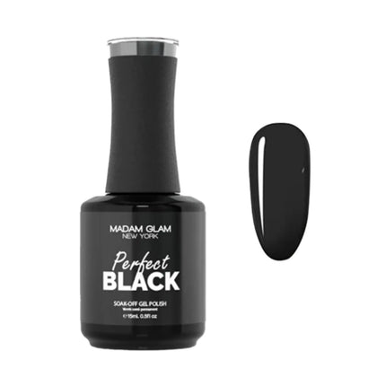 Madam Glam Soak Off Gel Polish Perfect Black
