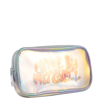 Made By Mitchell 4 Piece Brush Set Holographic Pouch