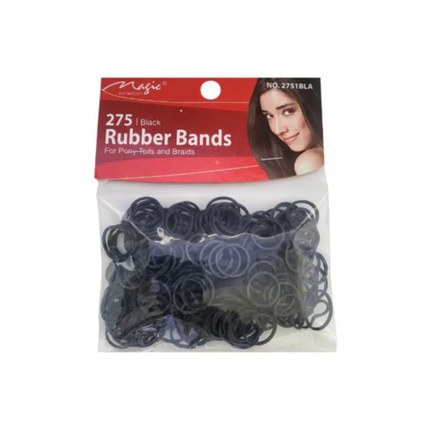Magic Collection Elastic Rubberbands Black