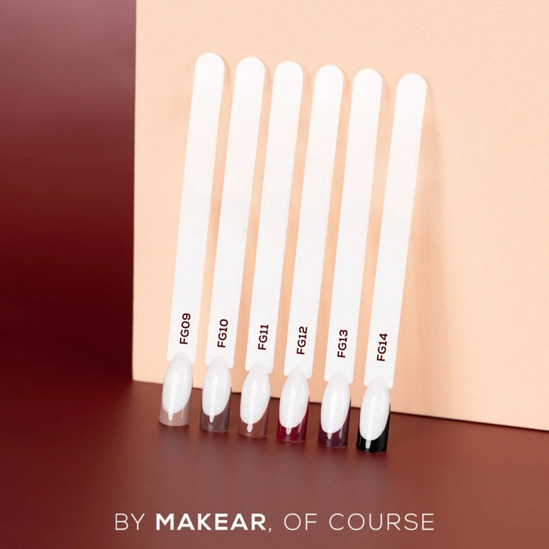 Makear French Manicure Gel FG09 Nougat, lichtbruine gel voor French manicure en nail art