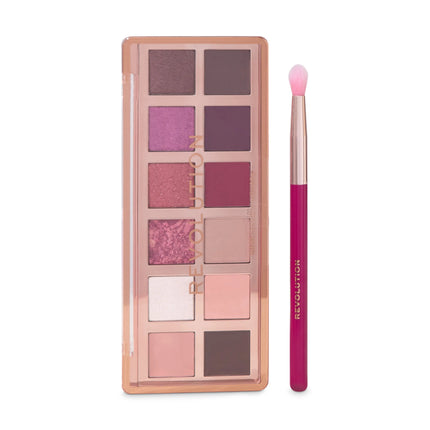 Makeup Revolution Berry Icon Eye Shadow Palette and Brush Set