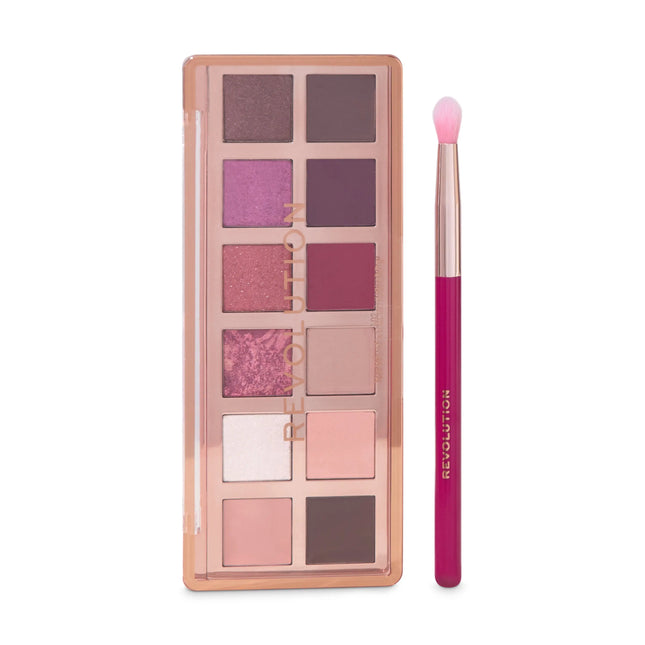 Makeup Revolution Berry Icon Eye Shadow Palette and Brush Set