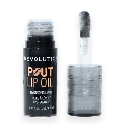 Makeup Revolution Pout Lip Oil Midnight Black