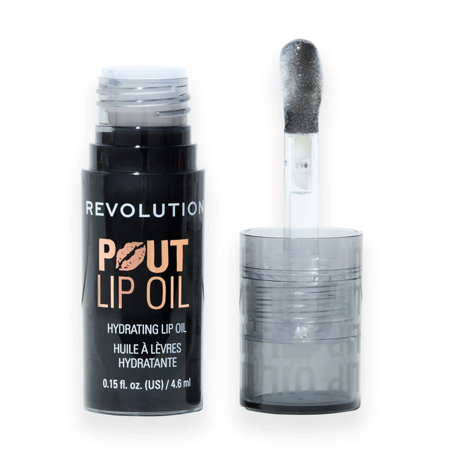 Makeup Revolution Pout Lip Oil Midnight Black