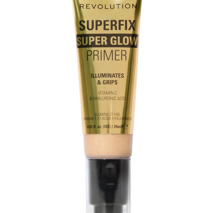 Makeup Revolution Superfix Grip Superglow Primer Gold