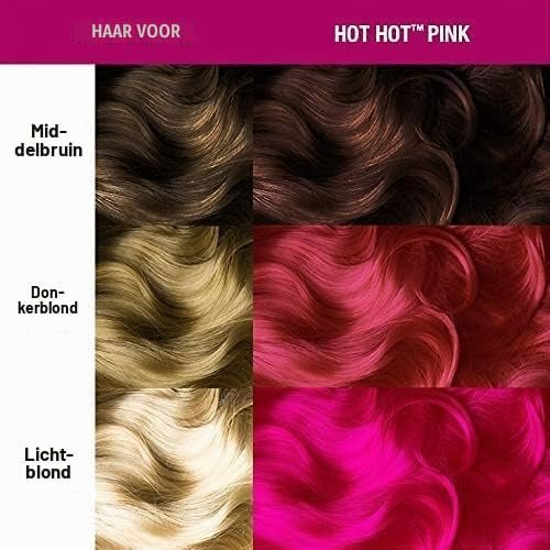 Manic Panic Amplified Cream Formula Hot Hot Pink, semi-permanente haarverf, foto 2 van 4