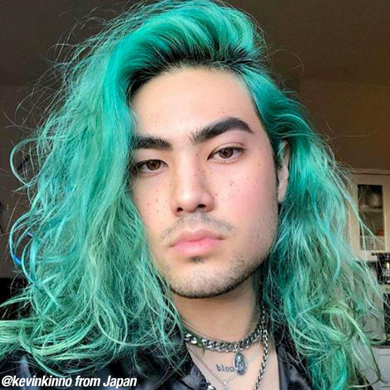 Manic Panic High Voltage Classic Cream Formula Atomic Turquoise, semi-permanente haarverf aquablauw, foto 5 van 6