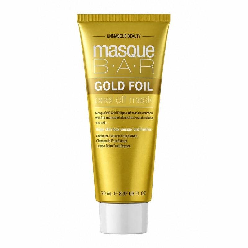 Masque Bar Peel-off Mask Gold Foil, hydraterend goudfolie masker
