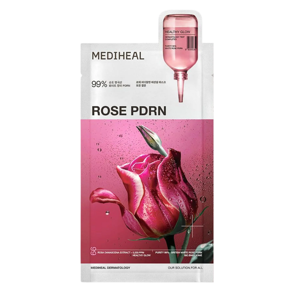 Mediheal Rose PDRN Essential Mask Healthy Glow 10-Pack
