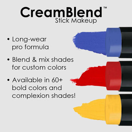 Mehron Makeup CreamBlend Stick Blue