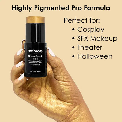 Mehron Makeup CreamBlend Stick Gold