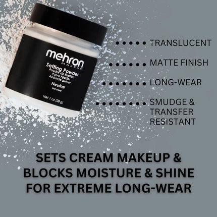 Mehron Makeup Setting Powder Neutral 28 gr.