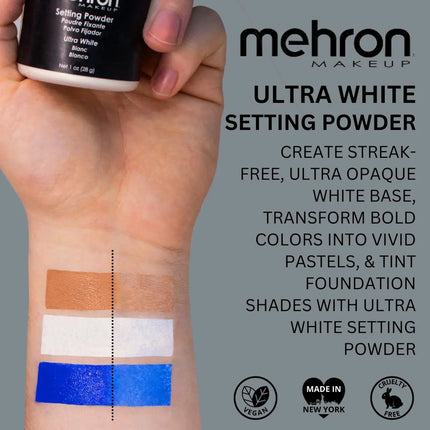 Mehron Makeup Setting Powder Ultra White 28 gr.