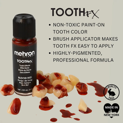 Mehron Makeup Tooth FX Blood Red