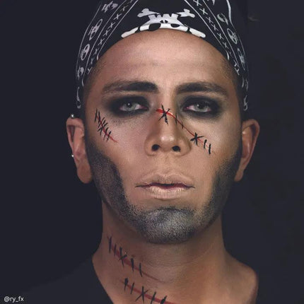 Mehron Makeup Tri-Color Makeup Palette Pirate