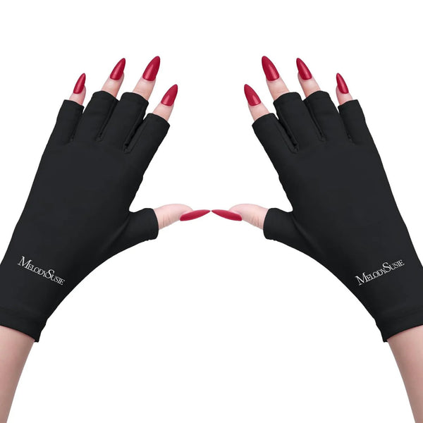 MelodySusie UV Shield Manicure Gloves Black