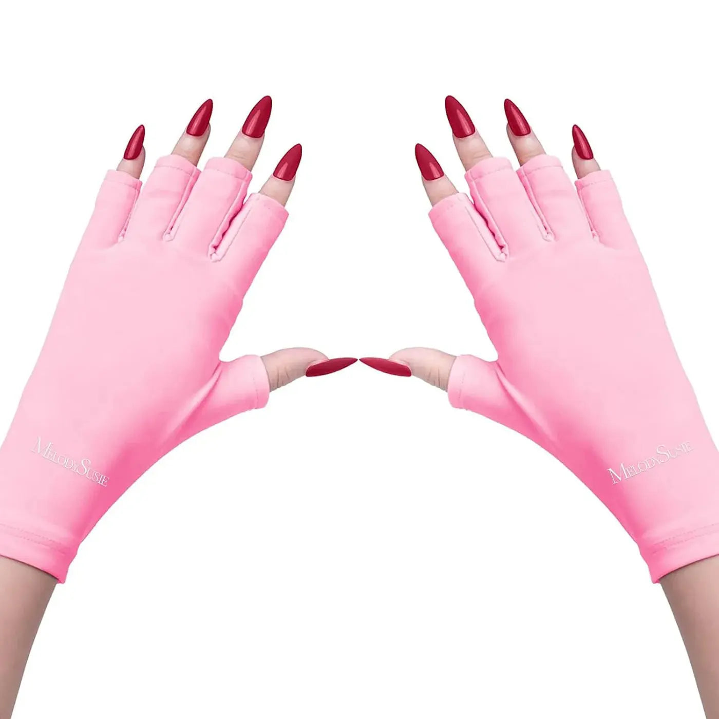 uv nagellack handschuhe MelodySusie UV Shield Manicure Gloves Pink online Kaufen? Einfach einkaufen  bei Boozyshop!