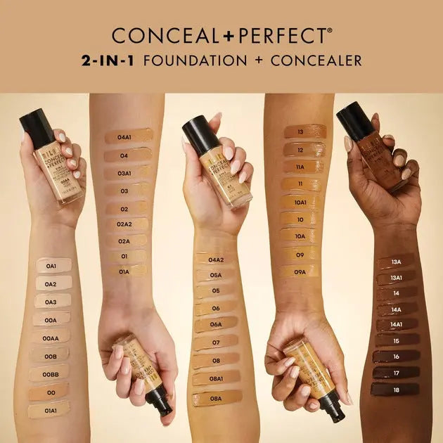 2-in-1 Foundation and Concealer 08A1 Rich Sand