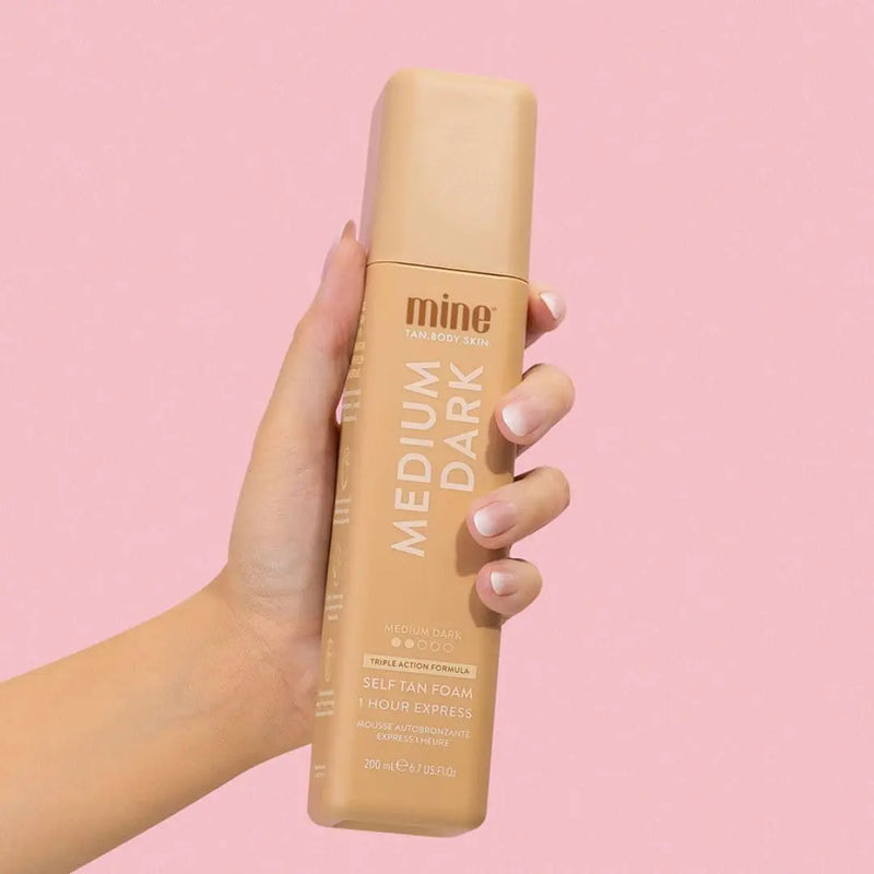 MineTan Medium Dark Self Tan Foam