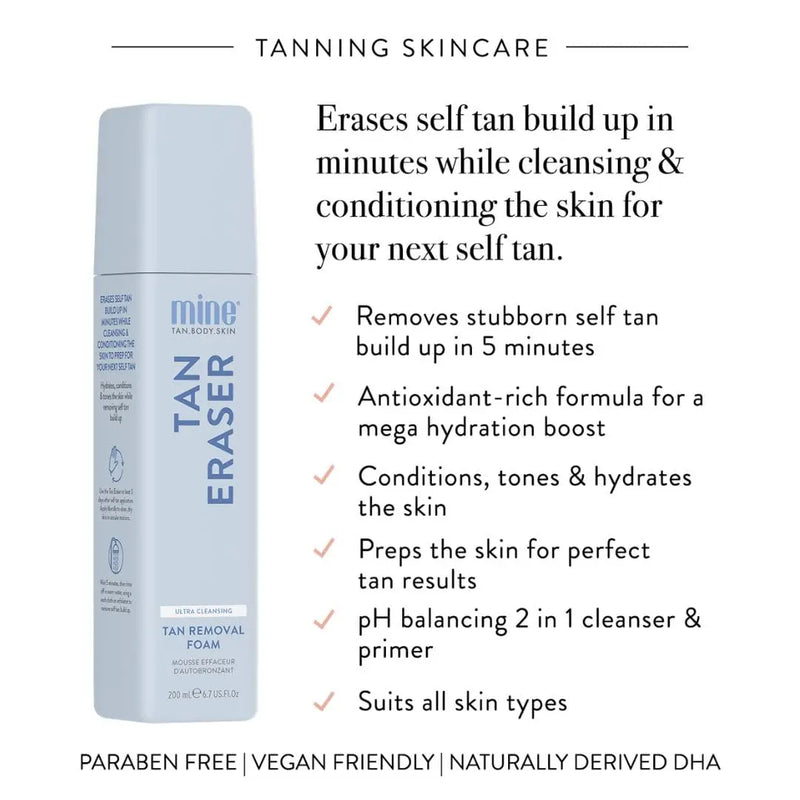 MineTan Tan Eraser Cleansing Foam