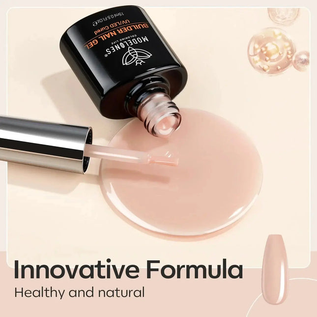 Modelones 8-in-1 Builder Nail Gel Nude Brown