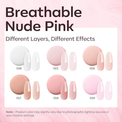 Modelones Builder Nail Gel Set Nude Pink