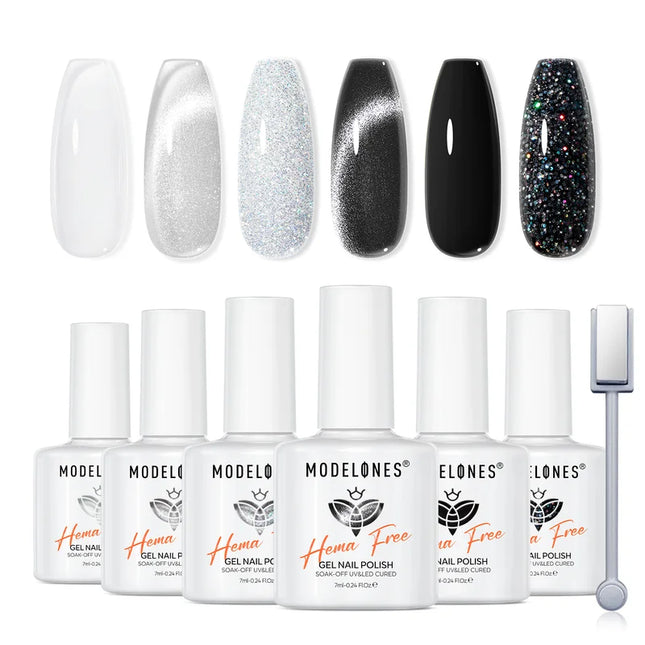 Modelones Gel Nail Polish Set Back For Good