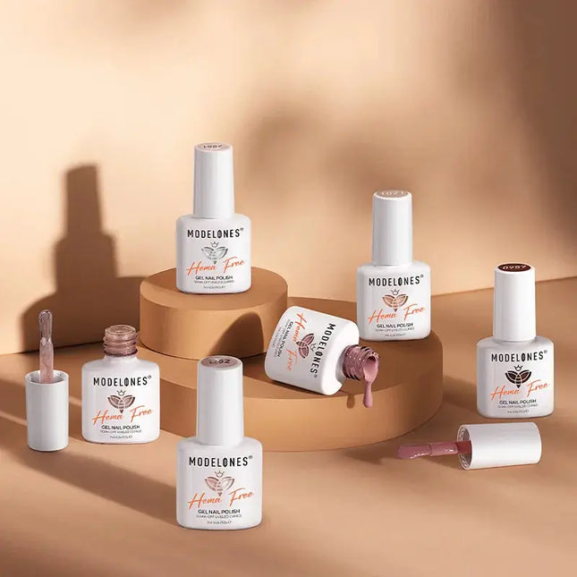 Modelones Gel Nail Polish Set Cocoa Cream