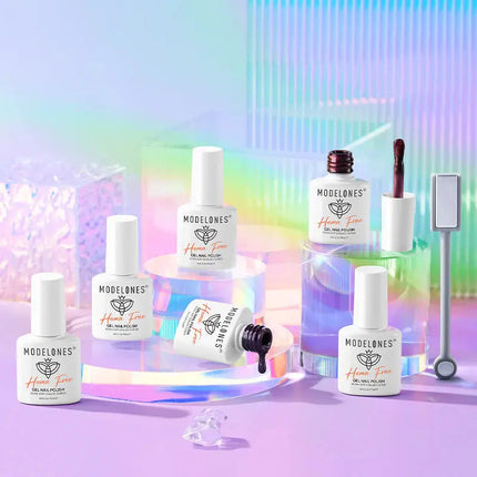 Modelones Gel Nail Polish Set Gloaming Coral
