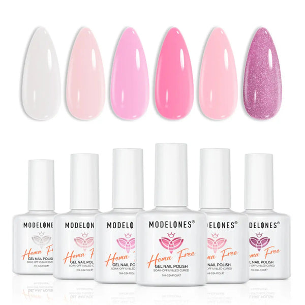 Modelones Gel Nail Polish Set Neon Bloom