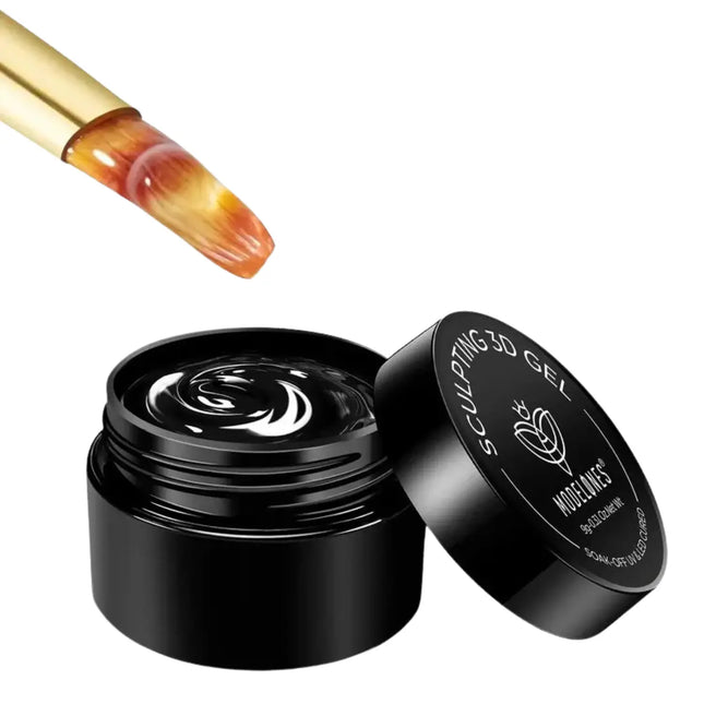 Modelones Sculpting 3D Nail Gel & Dual-ended Brush