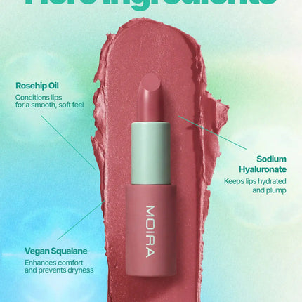 Moira Angel Satin Lipstick 002 Halo Glow