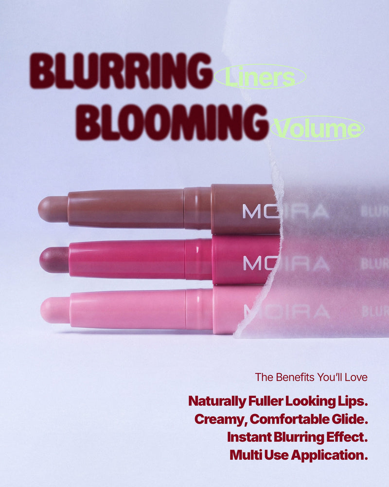 Moira Blur Lip Contour Liner 002 Lily, romige lipliner voor zachte definitie, foto 5 van 7