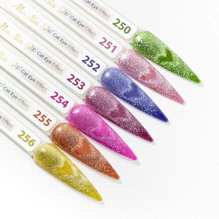 Molly Nails UV/LED Gel Polish Cat Eye Glacier Crush Nr 254 Fuchsia