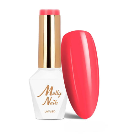Molly Nails UV/LED Gel Polish Vivid Vibes Nr 286 Hot Coral